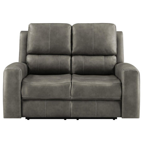 Brickston Triple Power Reclining Loveseat Charcoal - 603432PPP