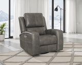 Brickston Triple Power Swivel Glider Recliner Charcoal - 603433PPP