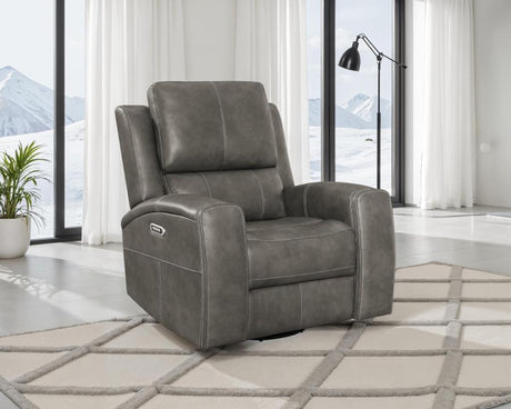 Brickston Triple Power Swivel Glider Recliner Charcoal - 603433PPP