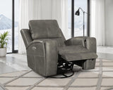 Brickston Triple Power Swivel Glider Recliner Charcoal - 603433PPP