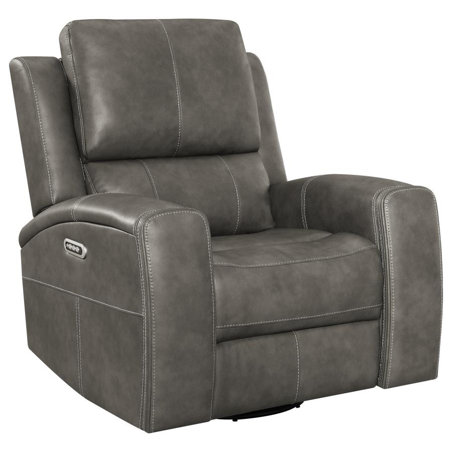Brickston Triple Power Swivel Glider Recliner Charcoal - 603433PPP