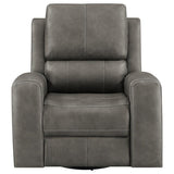 Brickston Triple Power Swivel Glider Recliner Charcoal - 603433PPP