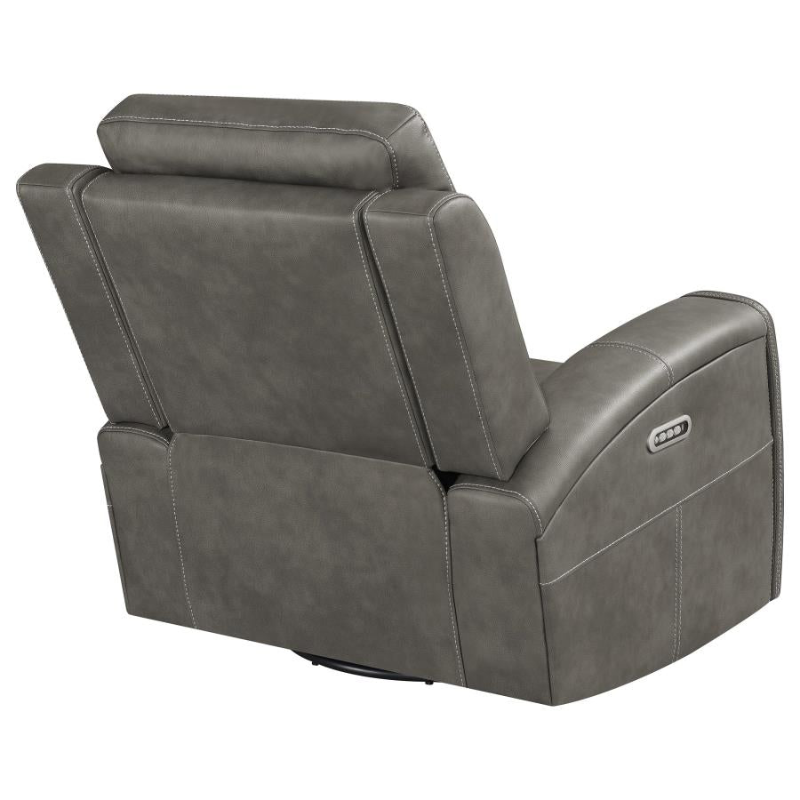 Brickston Triple Power Swivel Glider Recliner Charcoal - 603433PPP