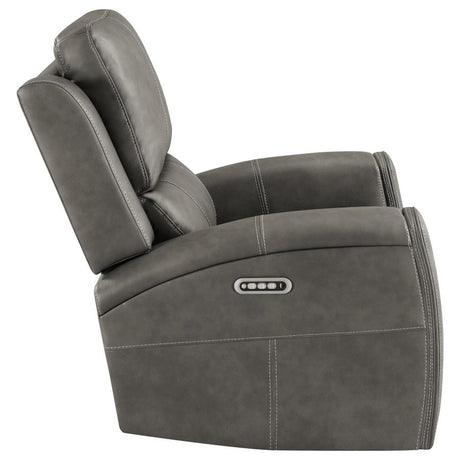 Brickston Triple Power Swivel Glider Recliner Charcoal - 603433PPP