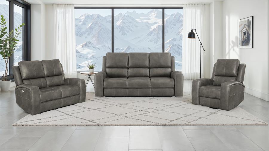 Brickston Triple Power Swivel Glider Recliner Charcoal - 603433PPP