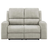 Brickston Triple Power Reclining Loveseat Grey - 603435PPP