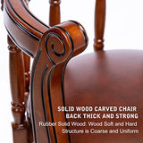 Swivel Cow Top Wooden Bar Stool, 360 Degree Swivel Bar Height Chair With Backs For Home Kitchen Counter