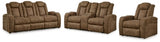 Wolfridge Power Reclining Sofa, Loveseat and Recliner - 60703U2