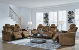 Wolfridge Power Reclining Sofa, Loveseat and Recliner - 60703U2