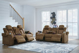 Wolfridge Power Reclining Sofa, Loveseat and Recliner - 60703U2