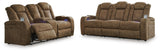 Wolfridge Power Reclining Sofa and Loveseat - 60703U1