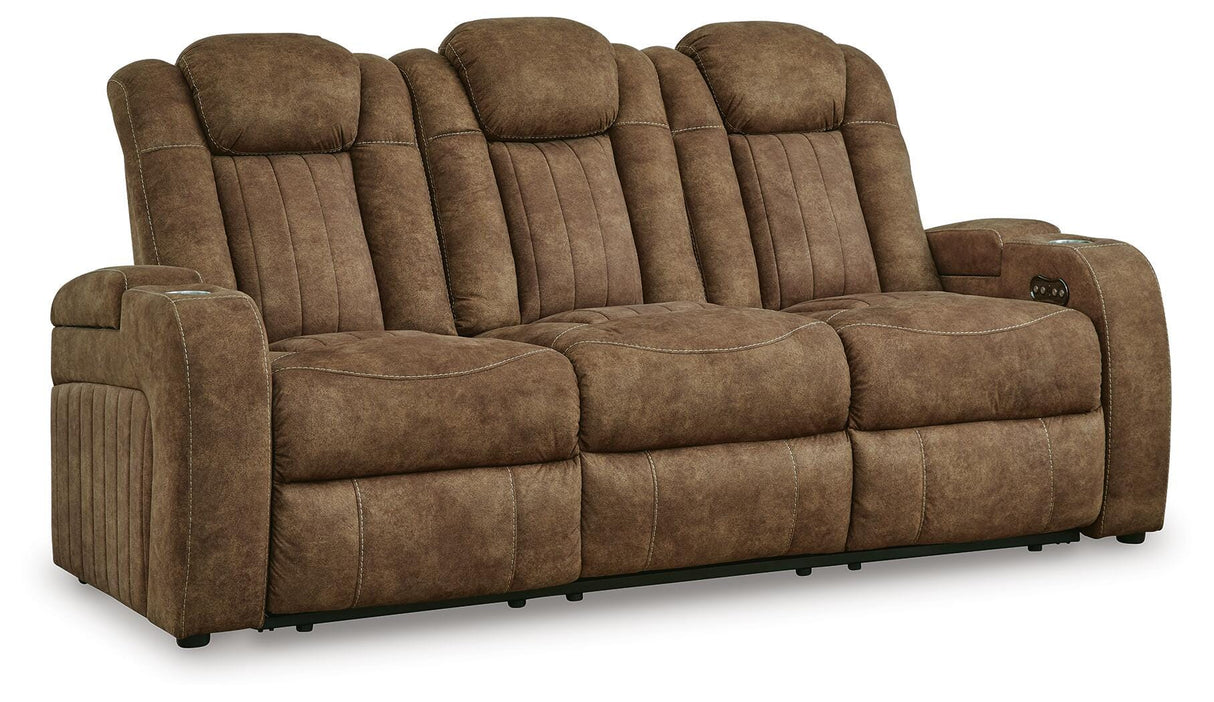 Wolfridge Power Reclining Sofa and Power Recliner - 60703U3