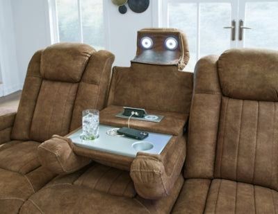 Wolfridge Power Reclining Sofa and Loveseat - 60703U1