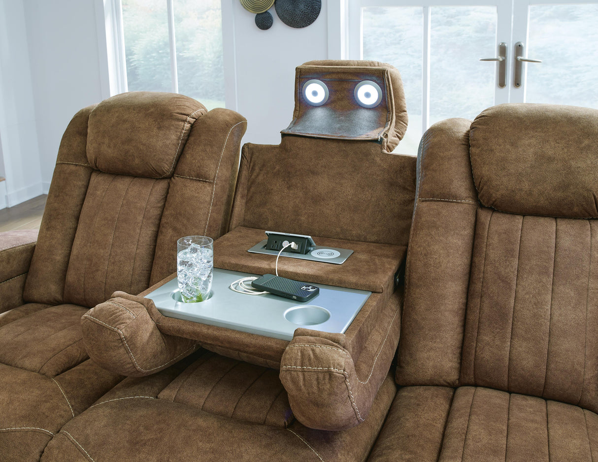 Wolfridge Power Reclining Sofa and Power Recliner - 60703U3