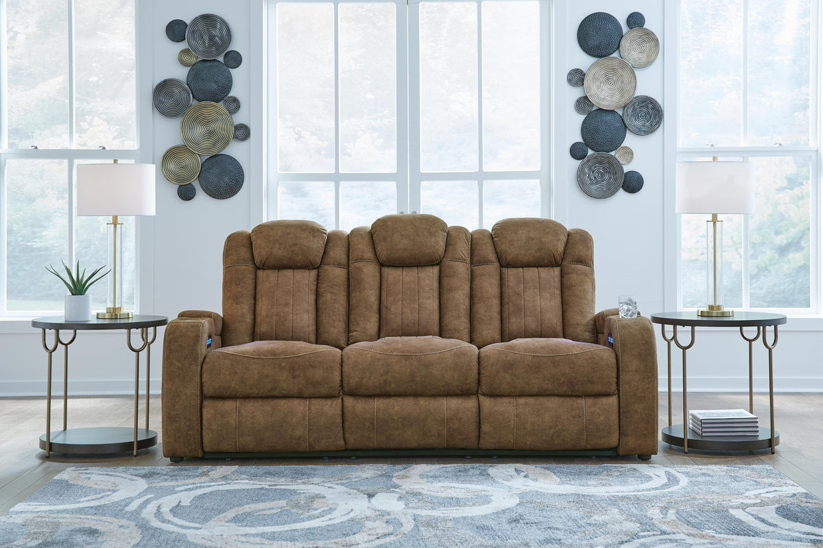 Wolfridge Power Reclining Sofa and Power Recliner - 60703U3