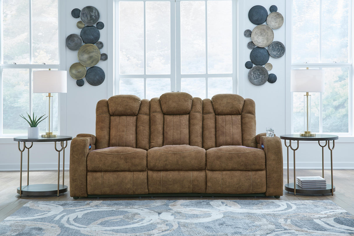 Wolfridge Power Reclining Sofa and Power Recliner - 60703U3