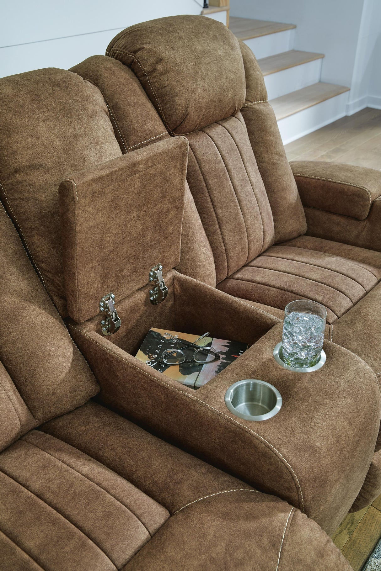 Wolfridge Power Reclining Sofa and Loveseat - 60703U1