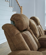 Wolfridge Power Reclining Sofa and Loveseat - 60703U1