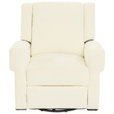 Manual Recliner Chair With Swivel Rocker Function, Dual Recline Angles