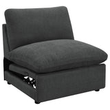 Collins Modular Power Armless Recliner Dark Grey - 609530ARP