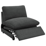 Collins Modular Power Armless Recliner Dark Grey - 609530ARP