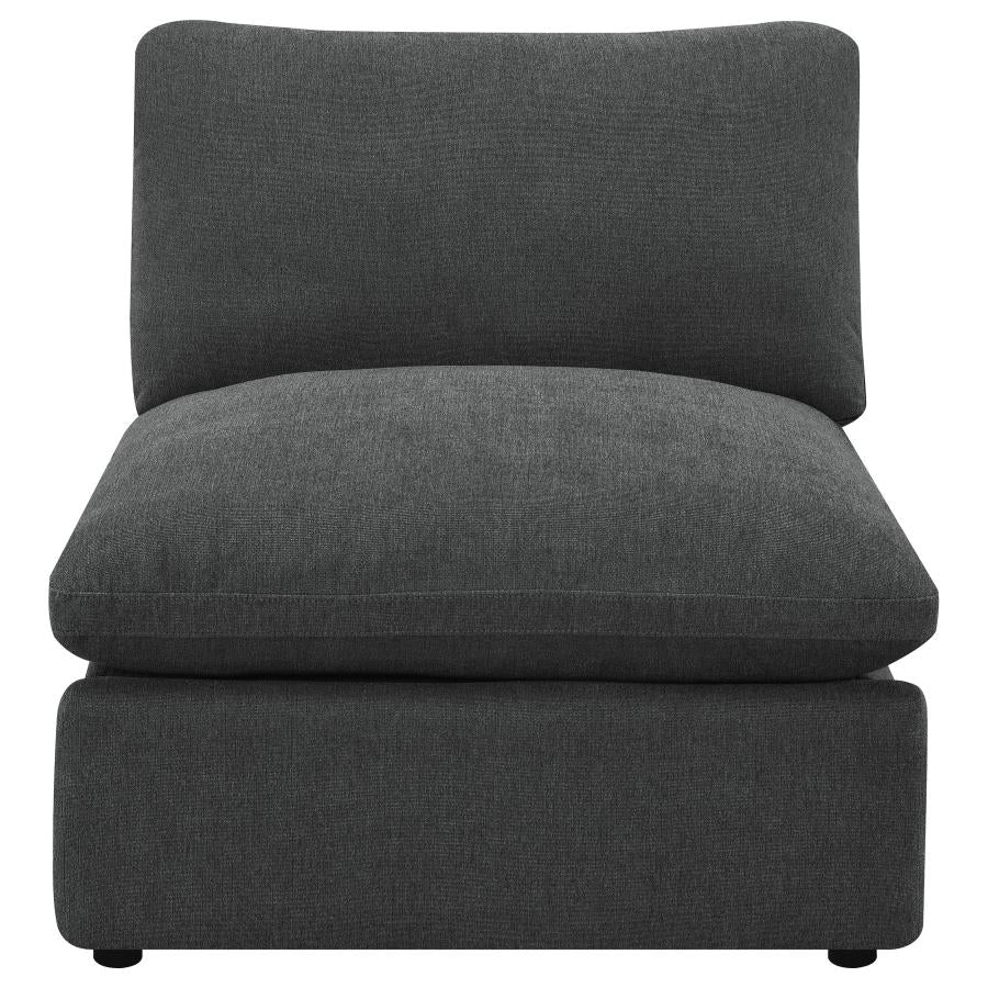Collins Modular Power Armless Recliner Dark Grey - 609530ARP