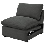 Collins Modular Power Armless Recliner Dark Grey - 609530ARP
