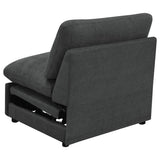 Collins Modular Power Armless Recliner Dark Grey - 609530ARP