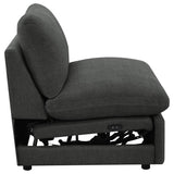 Collins Modular Power Armless Recliner Dark Grey - 609530ARP
