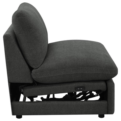 Collins Modular Power Armless Recliner Dark Grey - 609530ARP