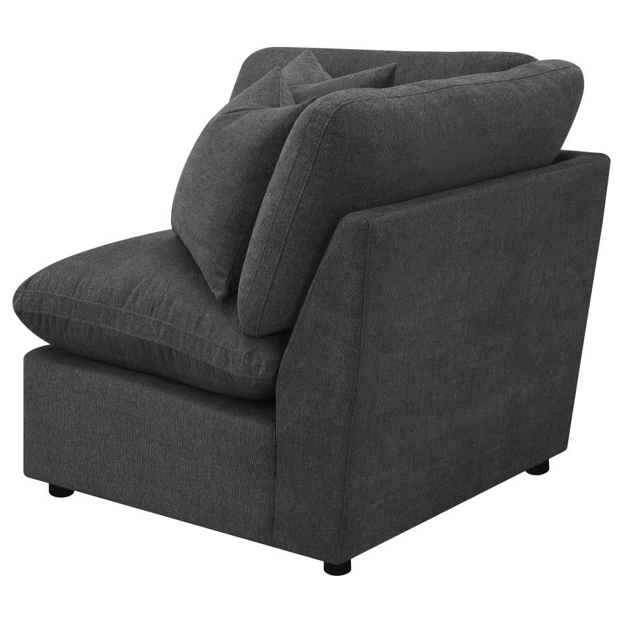 Collins Modular Corner Chair Dark Grey - 609530CRN