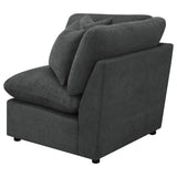Collins Modular Corner Chair Dark Grey - 609530CRN