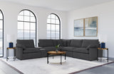Collins 6-piece Modular Power Reclining Sectional Dark Grey - 609530P-SET
