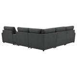Collins 6-piece Modular Power Reclining Sectional Dark Grey - 609530P-SET