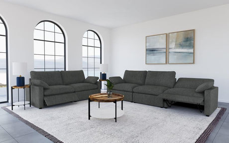 Collins Modular Power Loveseat Dark Grey - 609532P