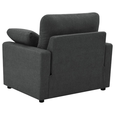 Collins Upholstered Power Recliner Chair Dark Grey - 609533P
