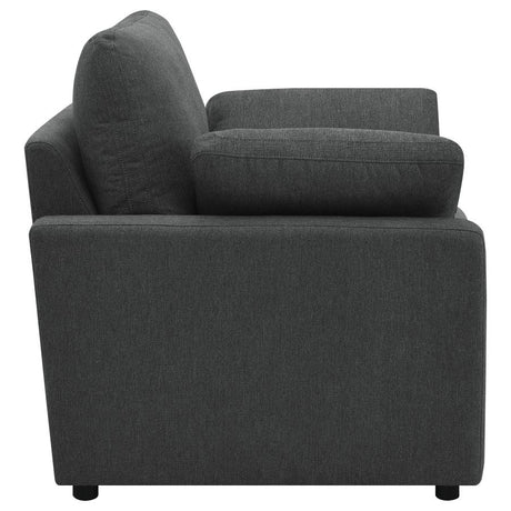 Collins Upholstered Power Recliner Chair Dark Grey - 609533P