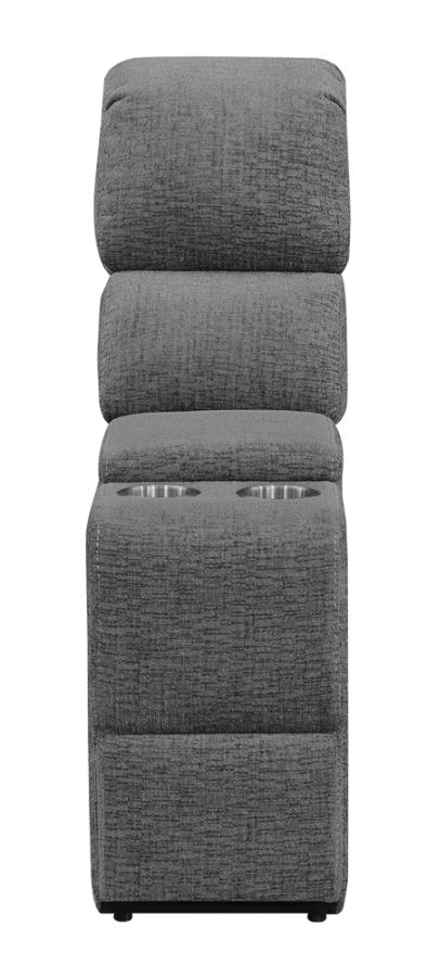 Bahrain Upholstered Console Charcoal - 609540CON