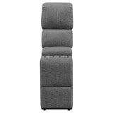 Bahrain 5-piece Power Home Theater Seating Charcoal - 609541PT