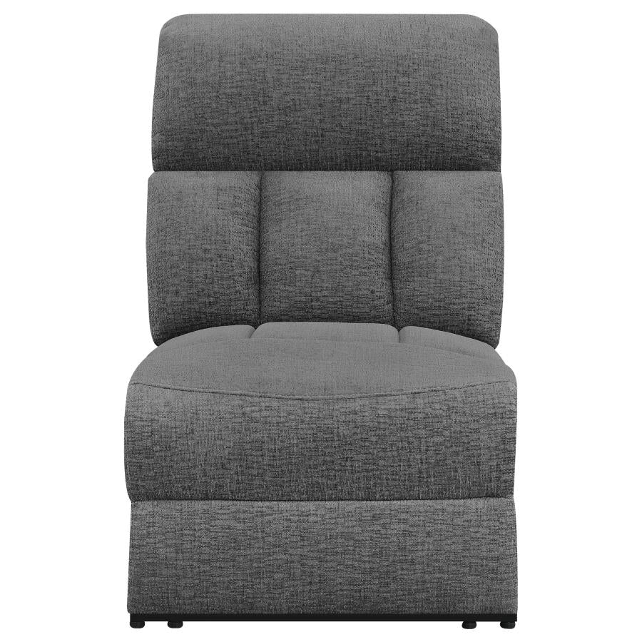 Bahrain 5-piece Power Home Theater Seating Charcoal - 609541PT