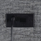 Bahrain 5-piece Power Home Theater Seating Charcoal - 609541PT