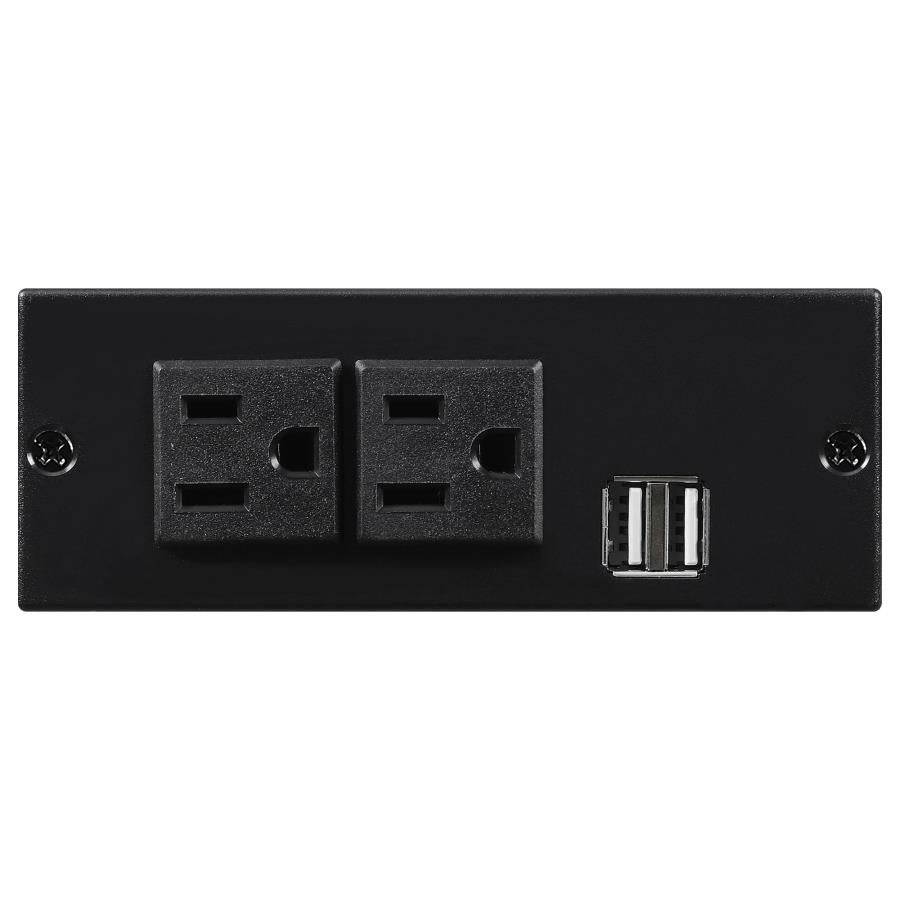 Bahrain 5-piece Upholstered Home Theater Seating Charcoal - 609541T