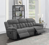 Bahrain Upholstered Motion Sofa Charcoal - 609541