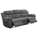 Bahrain Upholstered Motion Sofa Charcoal - 609541