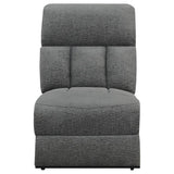 Bahrain Upholstered Motion Sofa Charcoal - 609541