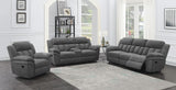 Bahrain Upholstered Motion Sofa Charcoal - 609541