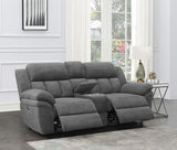 Bahrain Upholstered Power Loveseat Charcoal - 609542P