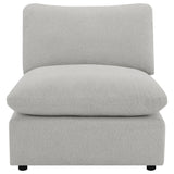 Collins Modular Power Armless Recliner Grey - 609560ARP