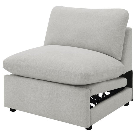 Collins Modular Power Armless Recliner Grey - 609560ARP