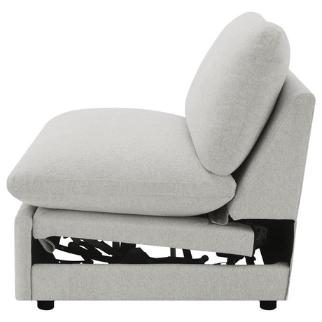 Collins Modular Power Armless Recliner Grey - 609560ARP